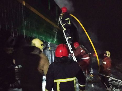В Житомирской области ночью загорелся тепловоз пассажирского поезда