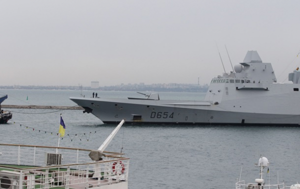 В Одессу прибыл новейший фрегат ВМС Франции