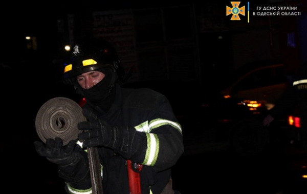 В Одессе при пожаре погиб человек