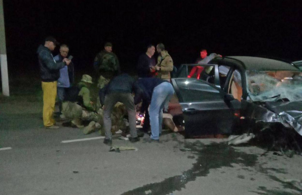В Измаиле произошло серьезное ДТП, первую помощь водителю оказали пограничники