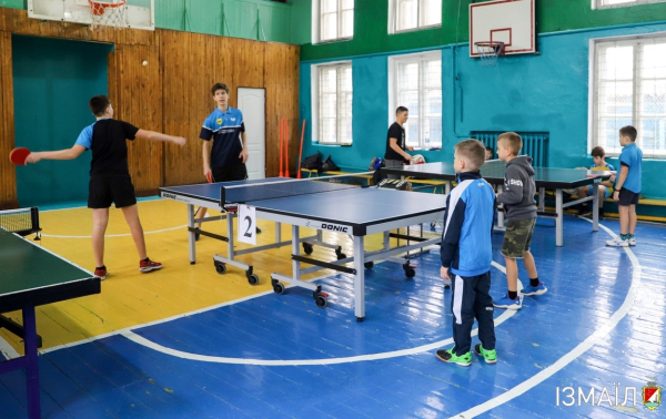 В Измаиле завершился чемпионат города по настольному теннису среди школьников