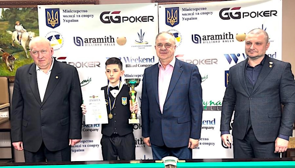Измаильчанин стал чемпионом Украины по биллиарду среди юниоров (видео)