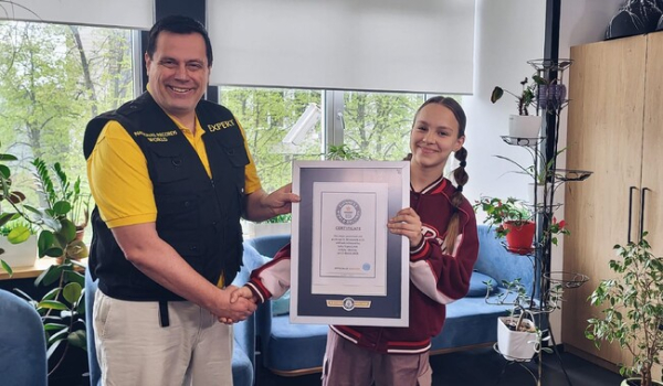 12летняя украинка София Теплая второй раз попала в Книгу рекордов Гиннеса  
