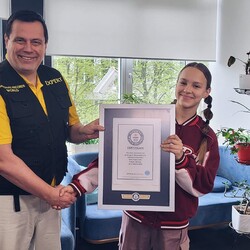 12летняя украинка София Теплая второй раз попала в Книгу рекордов Гиннеса  