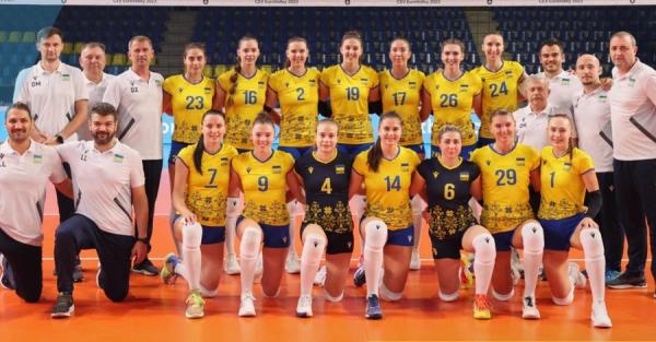 Украина обыграла Словению на женском Евро по волейболу и досрочно вышла в 1/8 финала  