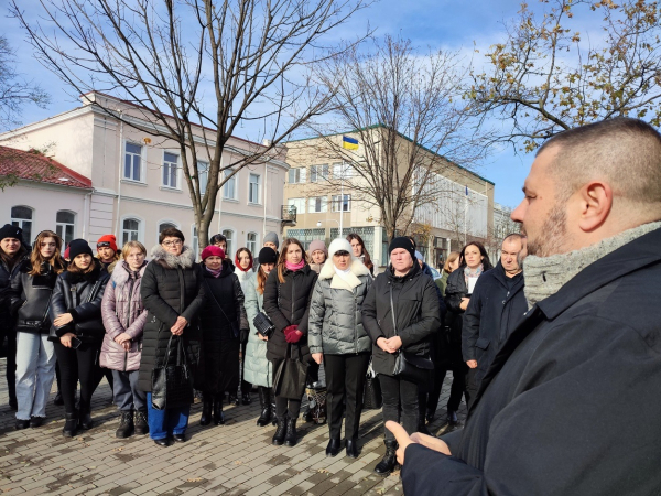 Измаил присоединился к Всеукраинской акции против насилия (видео)