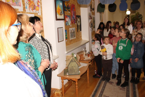 В музее Придунавья к Рождеству состоялось открытие выставки детского творчества