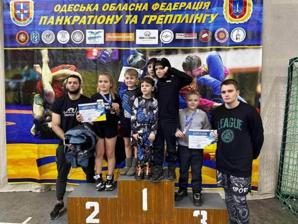 Ізмаїльчани завоювали медалі на чемпіонаті області з греплінгу