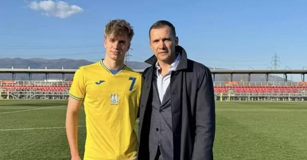 Сын Андрея Шевченко заявил, что гордится дебютом в украинской сборной  