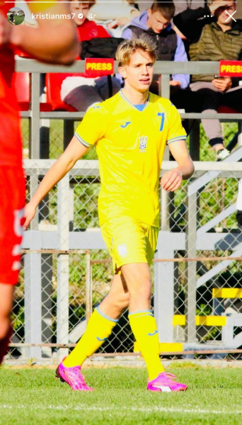 Сын Андрея Шевченко заявил, что гордится дебютом в украинской сборной  
