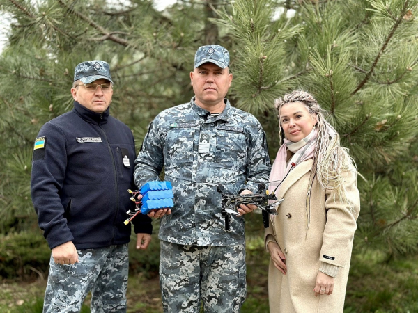 Навчальний центр Морської охорони в Ізмаїлі отримав FPV-дрон від волонтерів