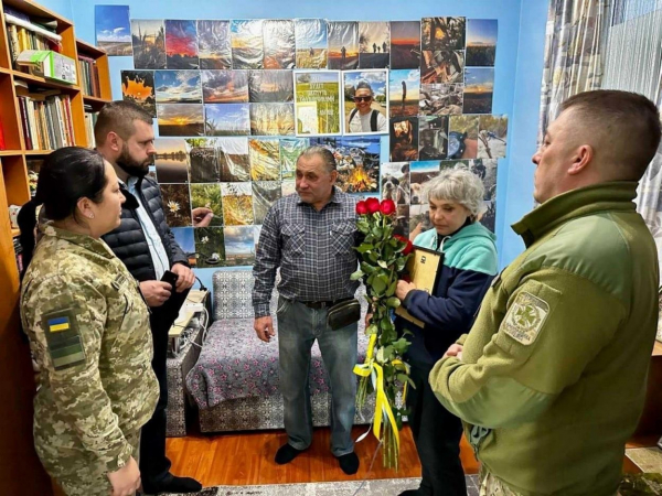 Родині полеглого героя-прикордонника Ізмаїльського загону передали державну нагороду