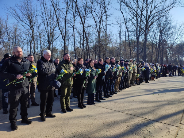 У третю річницю широкомасштабної війни рф проти України Ізмаїл вшанував загиблих героїв-захисників