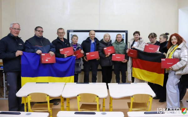 Німецькі благодійники допомогли обладнати в Ізмаїлі черговий компʼютерний клас
