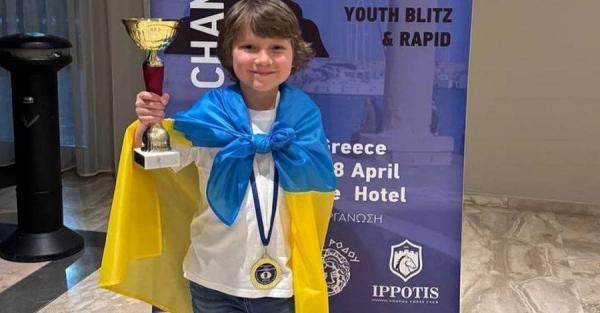7летний Мирон Нетребко из Днепра стал чемпионом мира по шахматам 