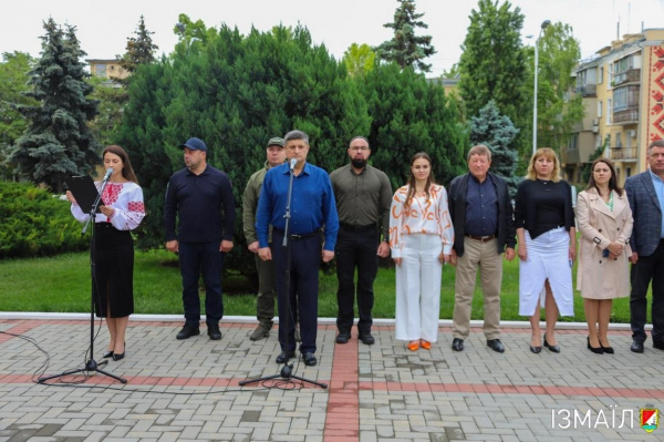 В Ізмаїлі підняли прапор Морської піхоти Військово-Морських Сил Збройних Сил України