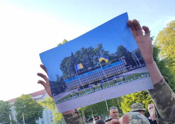 В Ізмаїлі родини загиблих захисників відстояли право на гідне вшанування пам'яті полеглих героїв