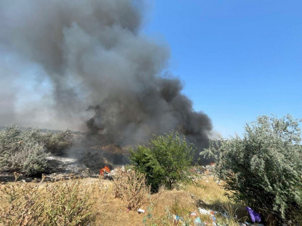 На околиці Ізмаїла сьогодні знову спалахнула пожежа На околиці Ізмаїла сьогодні знову спалахнула пожежа