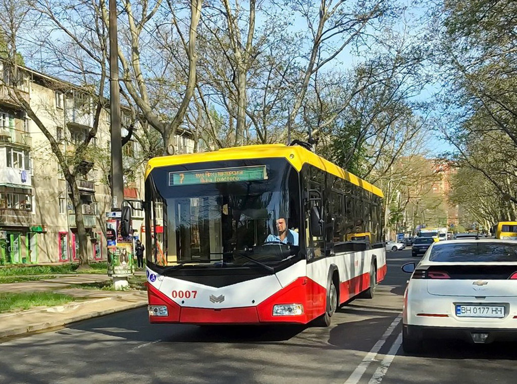 7 троллейбус одесса