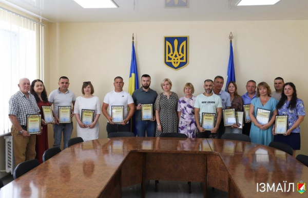 В Ізмаїлі провели урочисте нагородження до Дня будівельника