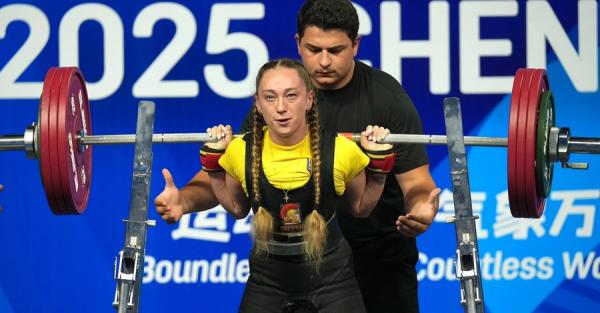 Украина завоевала двойной подиум в пауэрлифтинге на "Всемирных играх2025"  