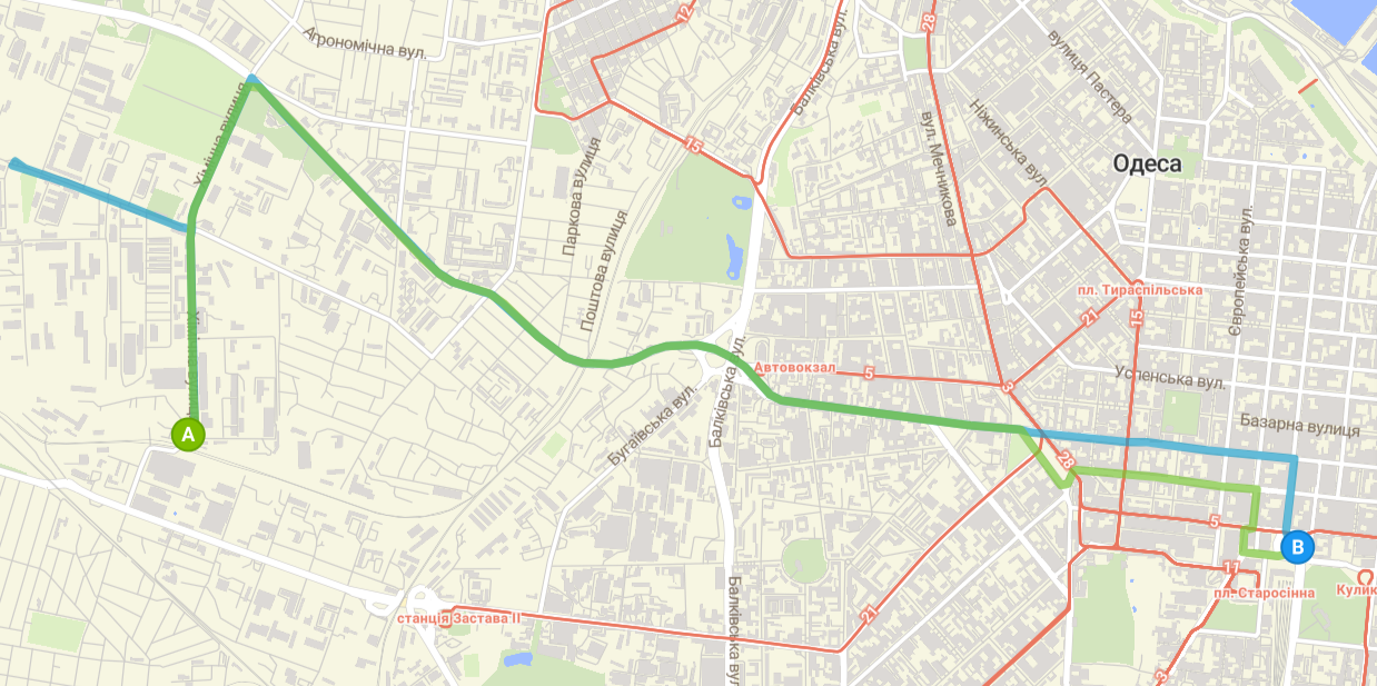 Схема 8 троллейбус одесса