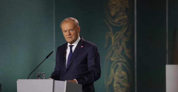 Дональд Туск повідомив про атаку шахедів генсеку НАТО Дональд Туск повідомив про атаку шахедів генсеку НАТО