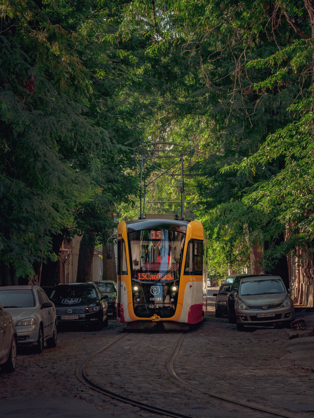 15 трамвай Одесса