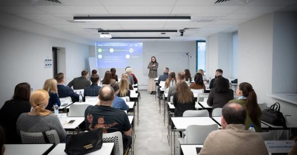 Свириденко прочитала лекцію у KSE попри критику високого гонорару Свириденко прочитала лекцію у KSE попри критику високого гонорару