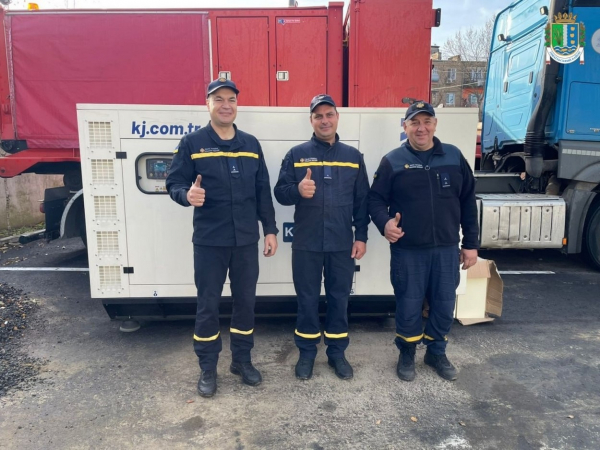 Ізмаїльські рятувальники отримали потужний генератор для роботи