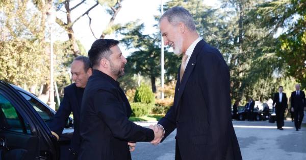 Зеленський зустрівся з королем Іспанії Феліпе VI 