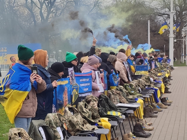 В Ізмаїлі пройшла наймасштабніша в Україні акція на підтримку родин безвісти зниклих і полонених