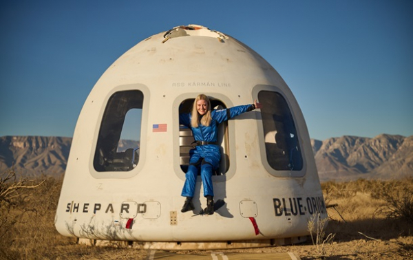 Blue Origin вперше відправили в космос людину на колісному кріслі