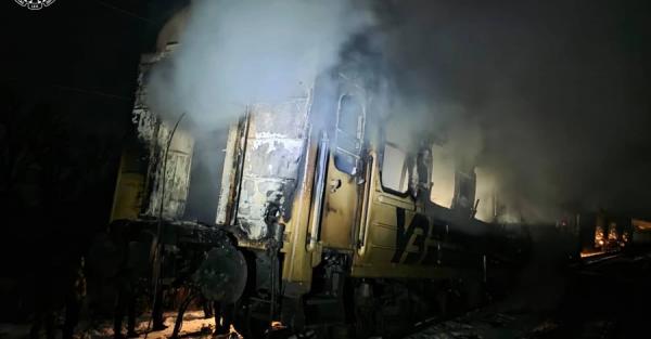 У ВСП спростували, що в атакованому потязі на Харківщині були військові 