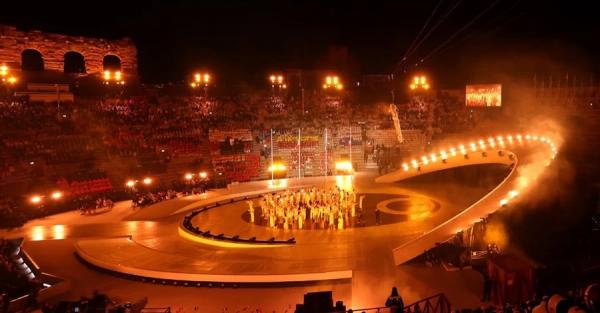 Церемонія закриття Олімпіади2026 відбулася у Вероні, в амфітеатрі I століття нашої ери