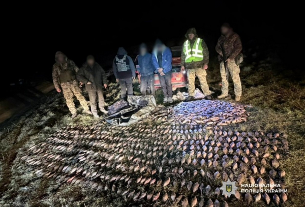 На озері Ялпуг спіймали браконьєрів з уловом на майже 2.5 мільйони гривень