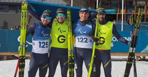 Українські біатлоністи здобули другий подвійний подіум у спринтіпереслідуванні на Паралімпіаді2026