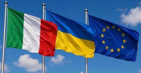 В Італії під час святкування напали на людей з українськими прапорами 