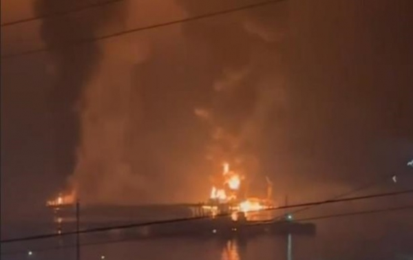 Порт Новороссийска частично возобновил экспорт нефти после атаки БпЛА - СМИ