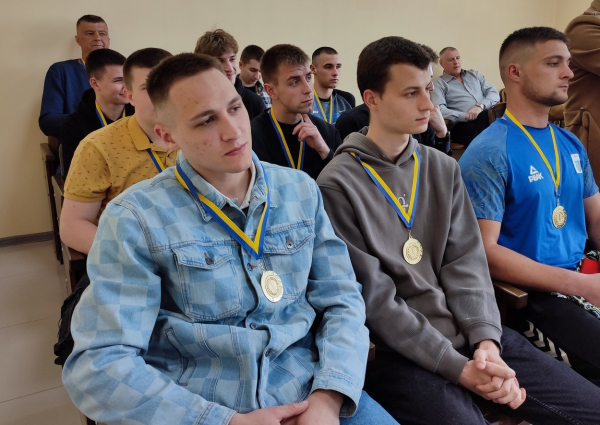 В Измаиле чествовали гандболистов городской команды, завоевавшей титул чемпиона Украины (видео)