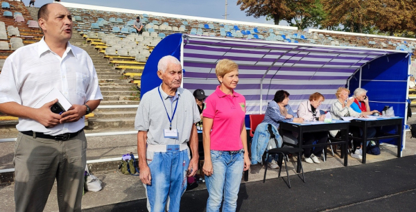 На Центральном стадионе Измаила состоялся легкоатлетический забег (видео)