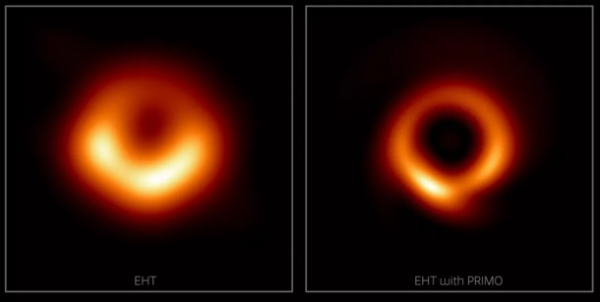 Искусственный интеллект улучшил качество изображения черной дыры